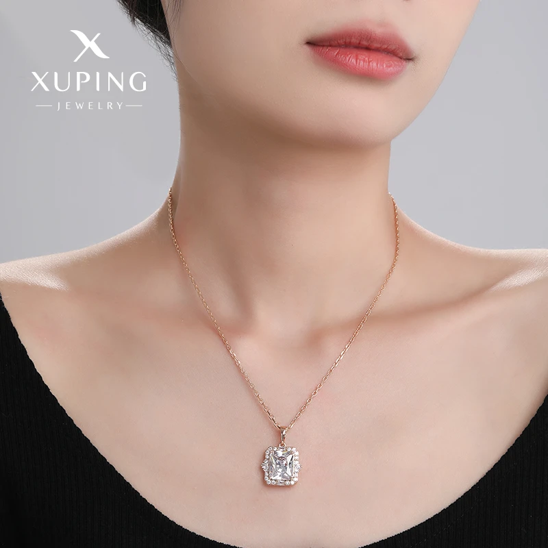 XUPING/旭平首饰 合金合成锆石吊坠 薄荷曼波吊坠GDX  X000778979
