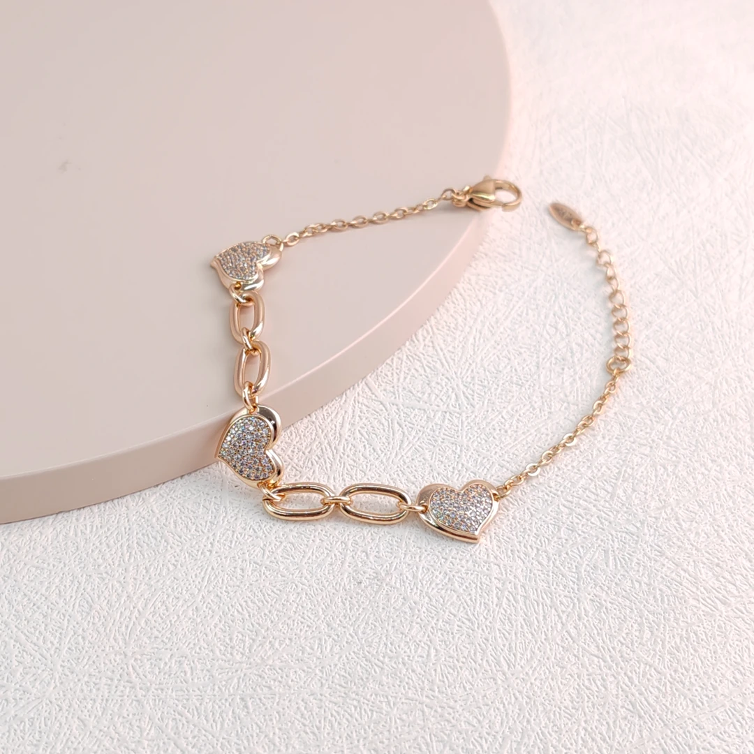 XUPING/旭平首饰 合金合成锆石手链 秋冬上新时尚GDJ X001014638