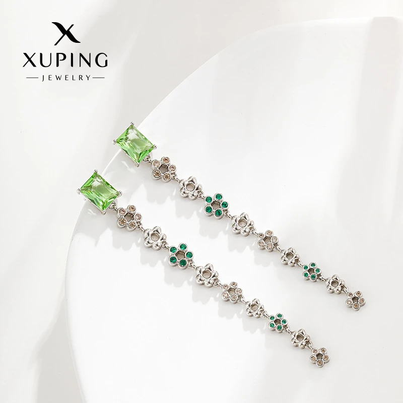 XUPING/旭平首饰 合金合成锆石耳饰 年终狂欢时尚 GDM X000772062