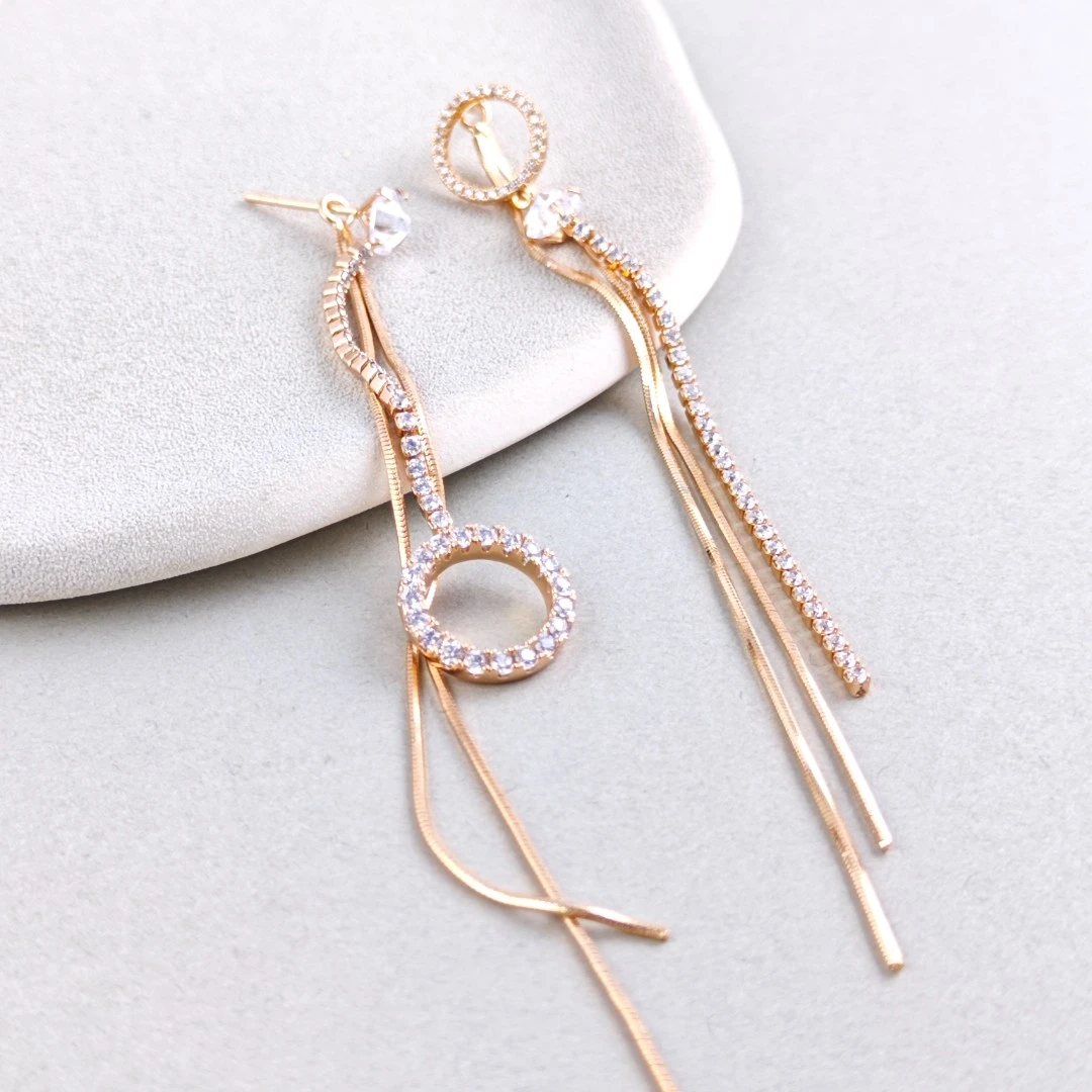 XUPING/旭平首饰 合金合成锆石耳饰 秋冬上新时尚 GDX A00695083