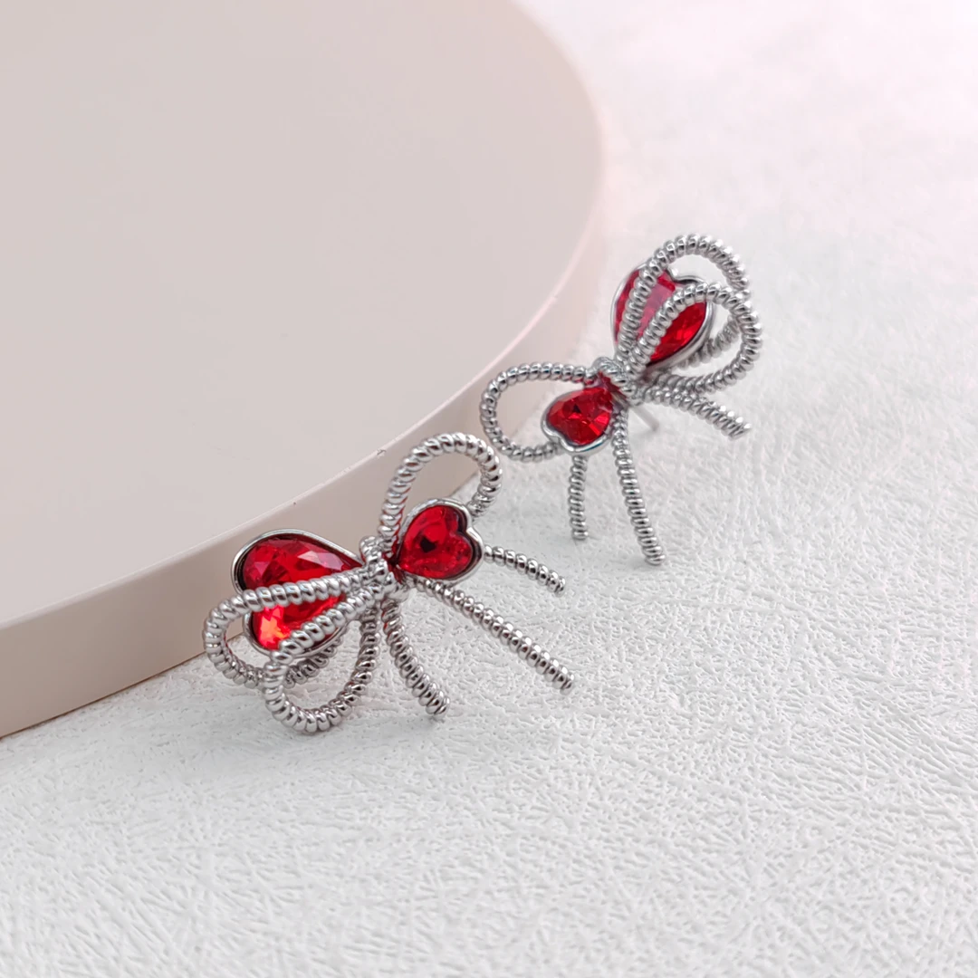 XUPING/旭平首饰 合金仿水晶耳饰 娇妈仓