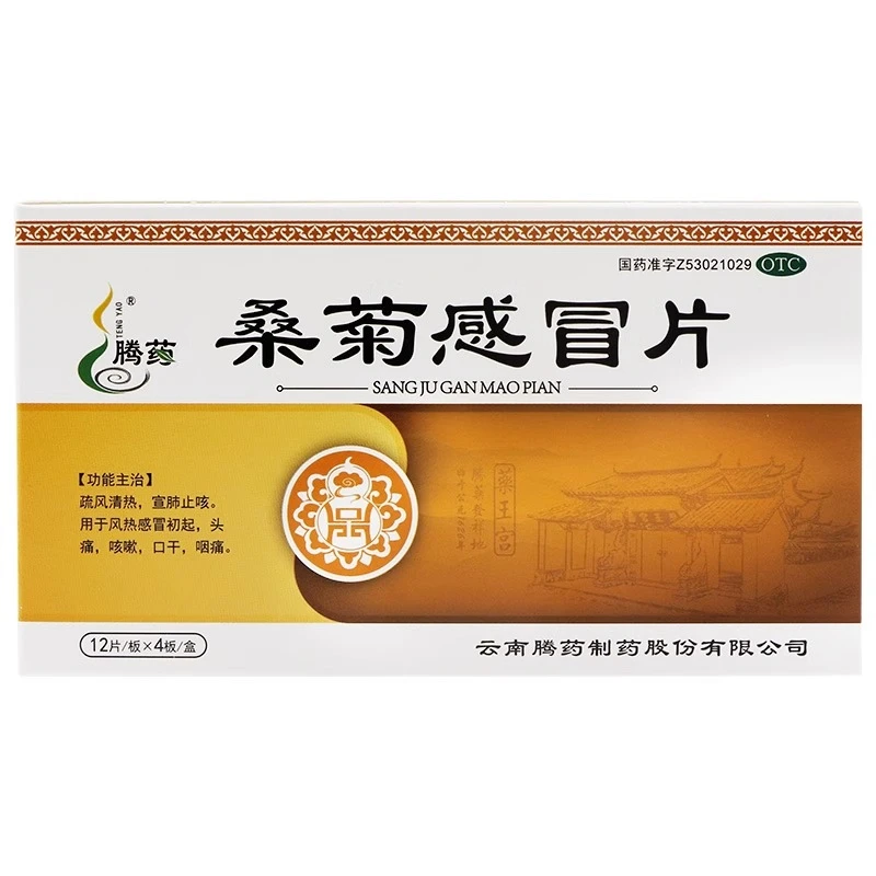 TENGYAO/腾药桑菊感冒片48片