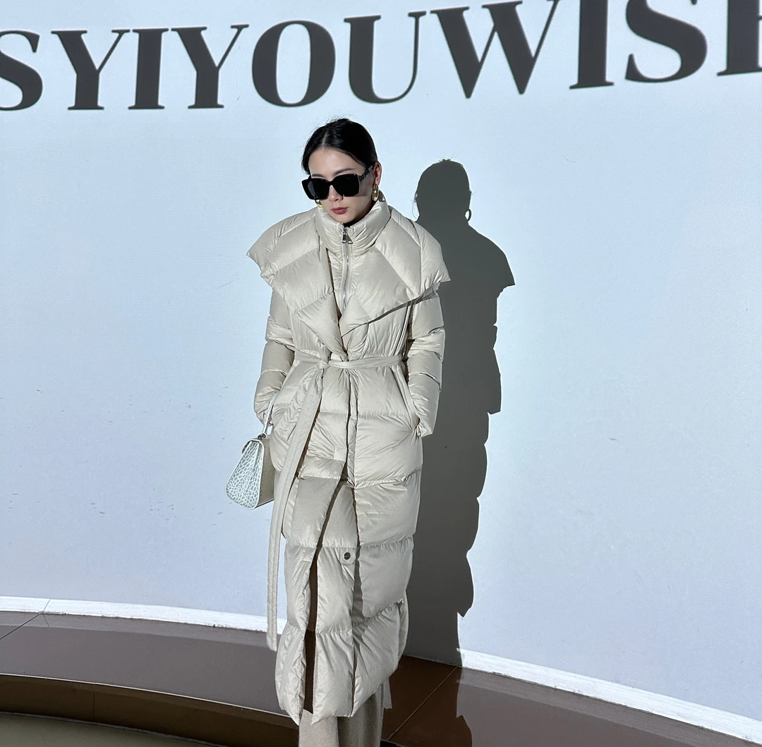 [X  Y]|"素问"90白鹅绒过膝加厚高端2023新款外套