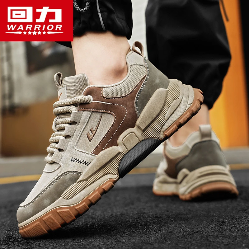 回力男鞋2025新款防水旅游户外登山厚底耐磨劳保运动男士休闲潮鞋