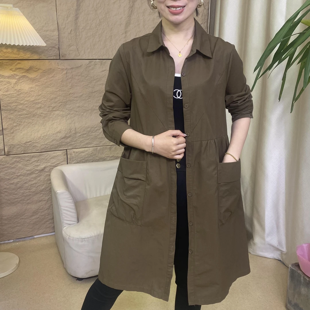 【24小时发】风衣外套女2024中长款秋季新款休闲高端宽松通勤显瘦
