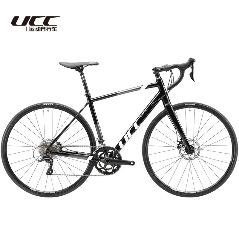 UCC 运动自行车索尼克2公路车碟刹桶轴培林花鼓禧玛诺变速700C公