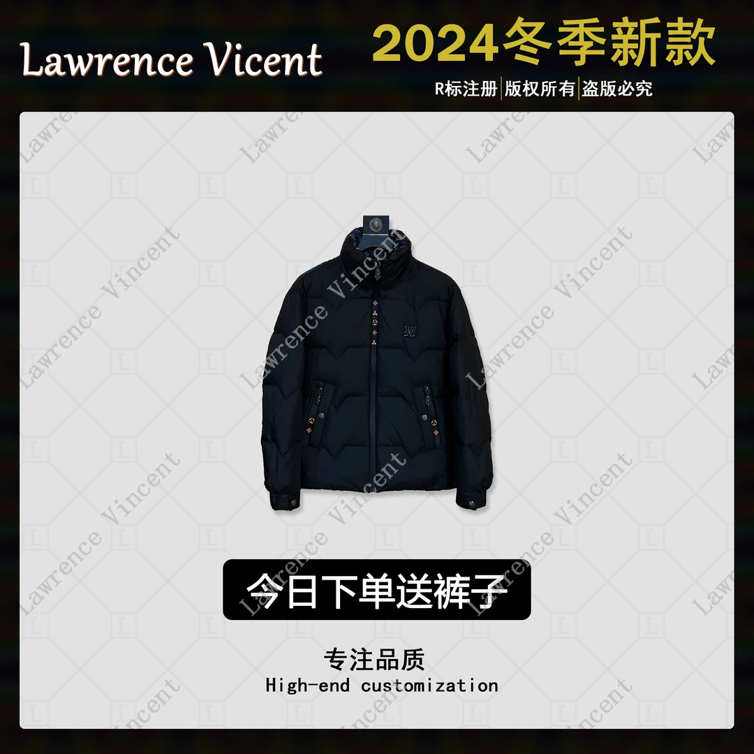 Lawrence Vincent 冬季新款白鸭绒羽绒服百搭潮流男女同款