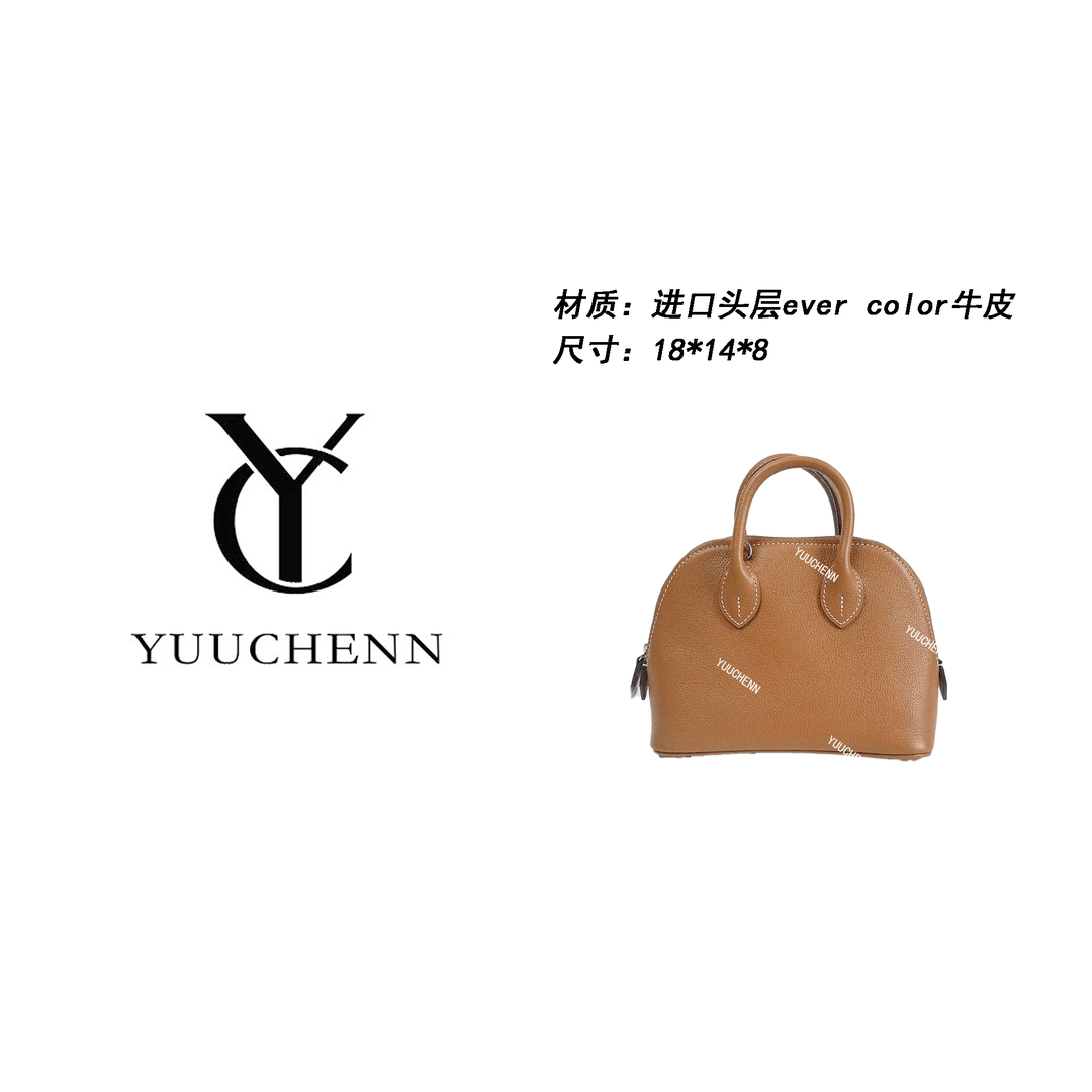 YUUCHENN/18cm原创设计高定真皮包 HH1871