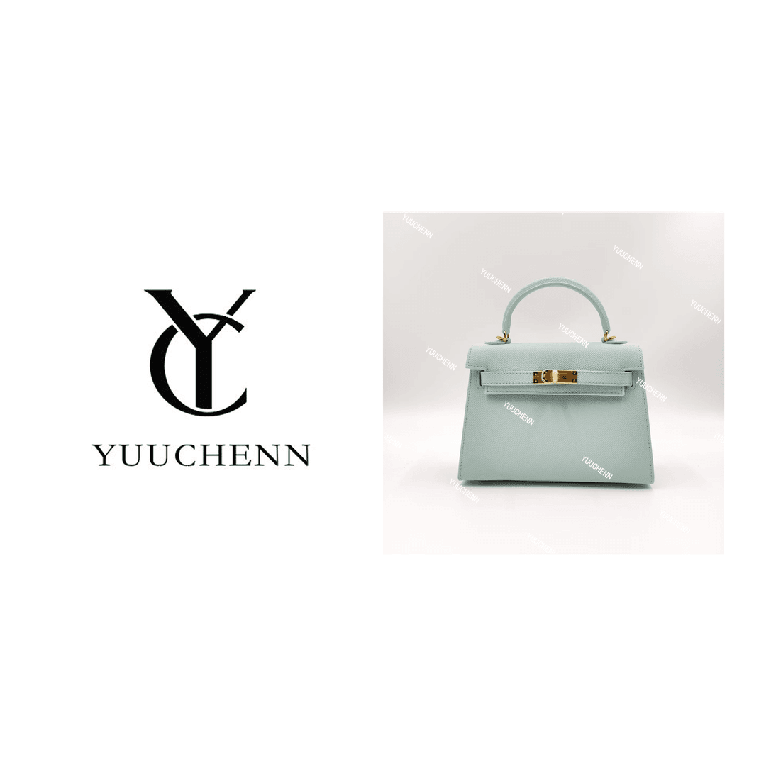 YUUCHENN“中古凯丽”20cm原创设计高定真皮包 HH2824
