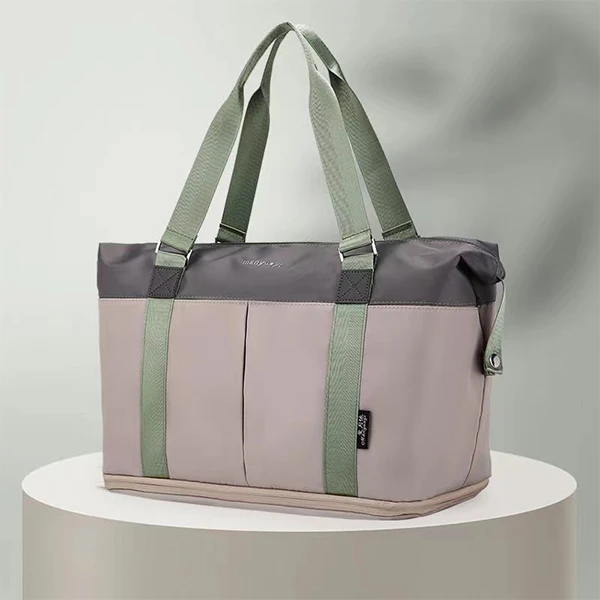 曼月依大容量拉杆手提出差可拓展待产收纳包运动健身旅行包行李包