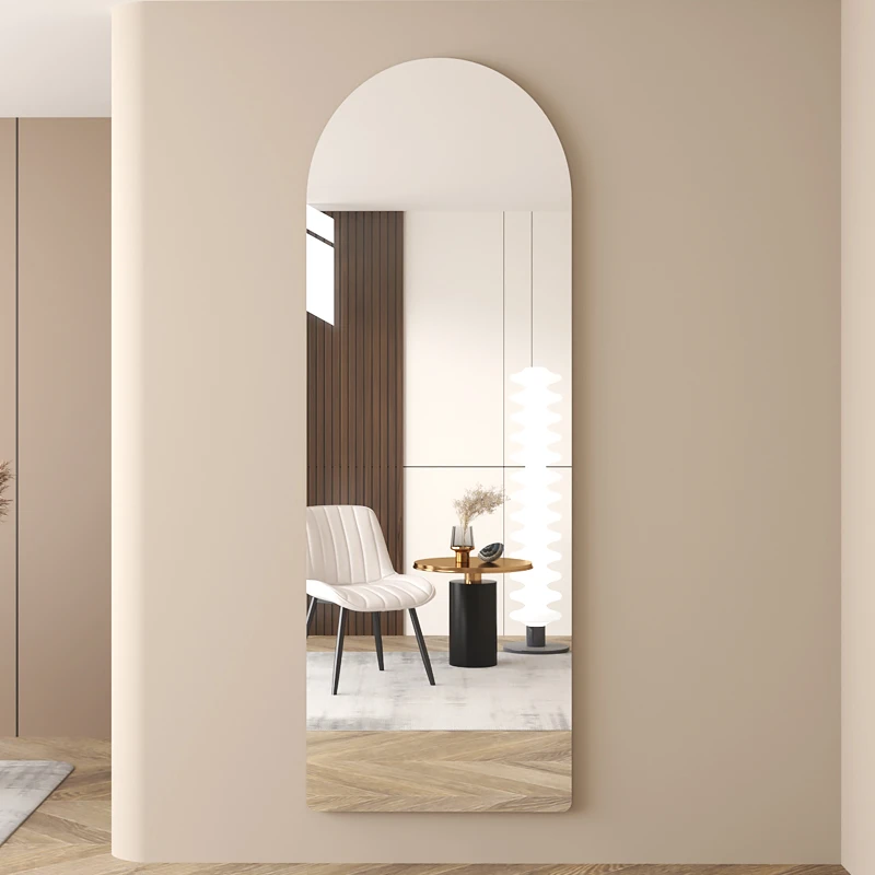 镜子推荐全身镜贴墙上玄关挂墙镜家用卧室壁挂式粘贴穿衣试衣镜子