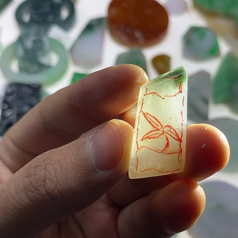 【闪购商品】定制翡翠未镶嵌竹节