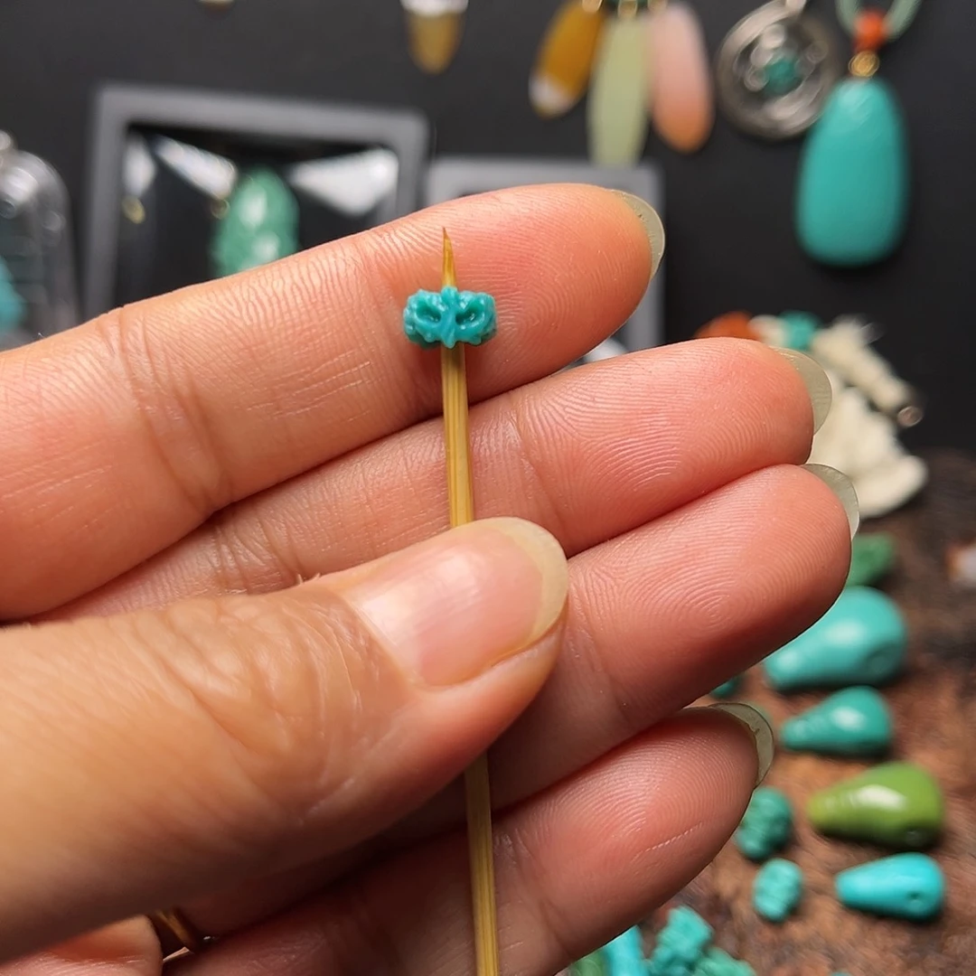 绿松石卡子未镶嵌