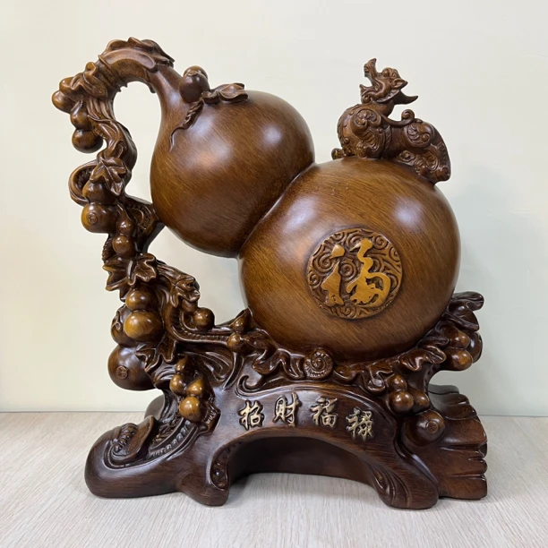 招财葫芦貔貅福禄摆件工艺品新人YC（尺寸长22高22）