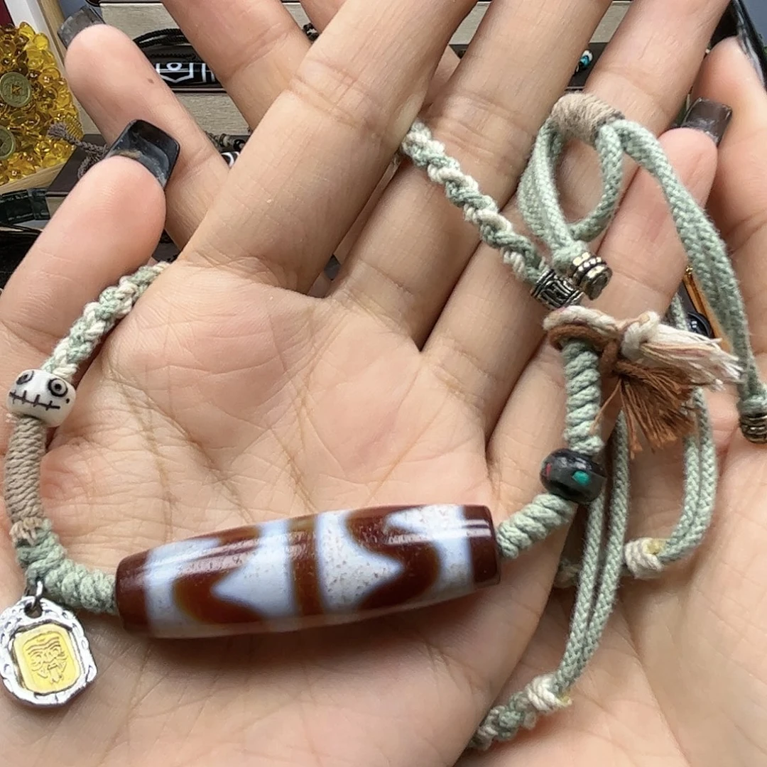 玛瑙/玉髓颈饰合金