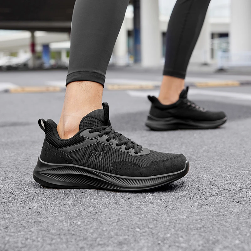 361°男女同款鞋跑鞋2024年夏季新款简约百搭轻便透气缓震软底防滑