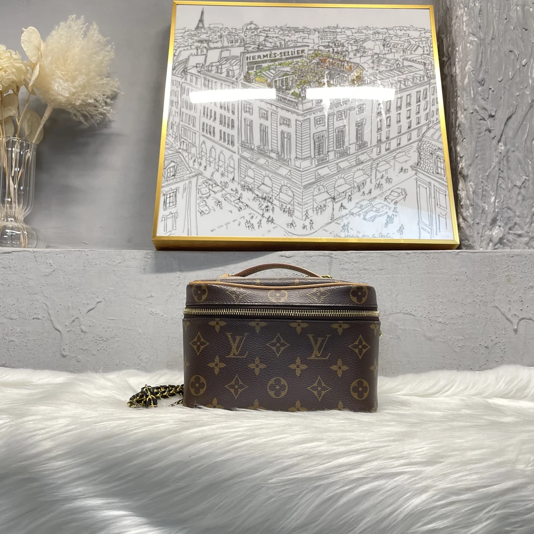 95新  何为奢侈/ LV nice mini 化妆盒  /KX9098