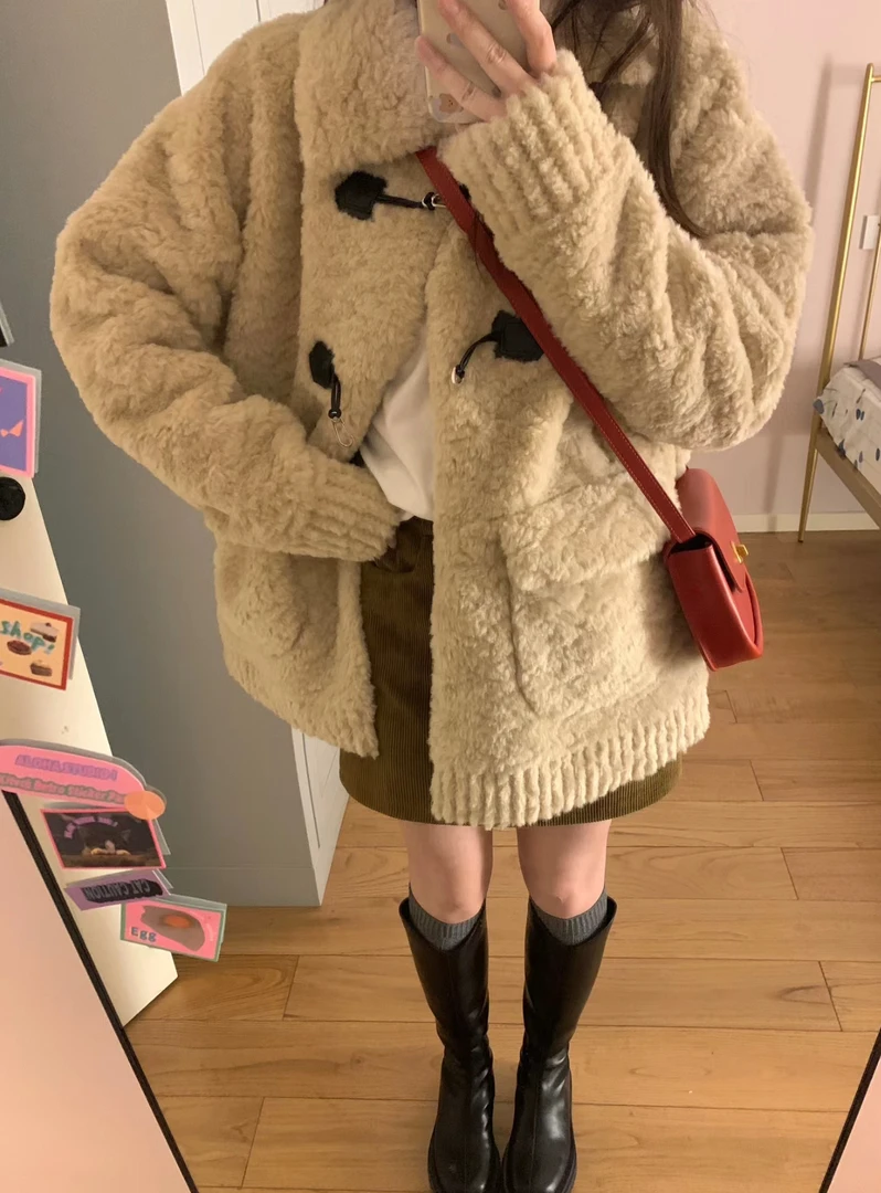 毛衣女秋冬韩系宽松慵懒风松弛感圆领打底内搭针织衫厚百搭复古