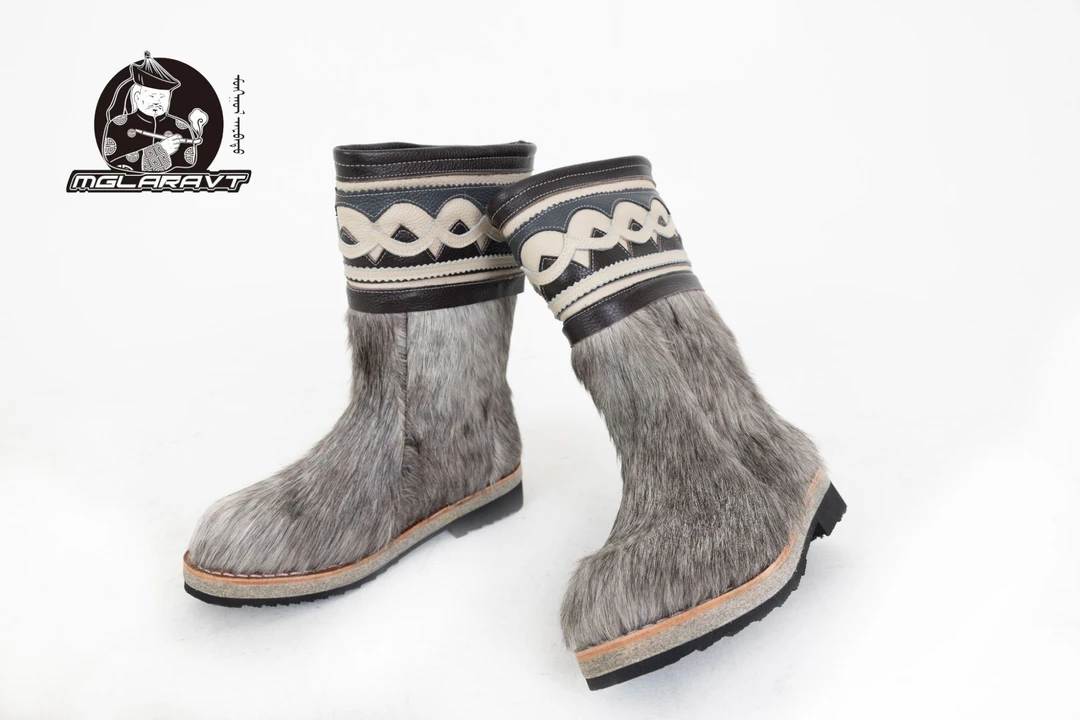 冬季男款雪地靴保暖男士中筒防滑鞋［MS23-62］蒙古靴子男士