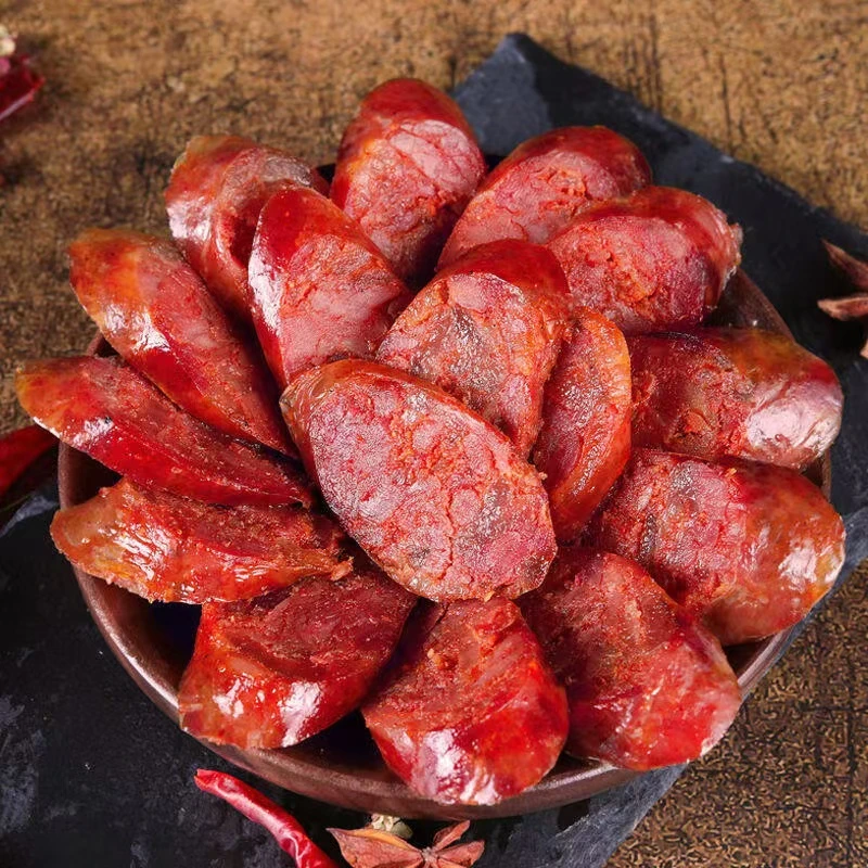农家手工麻辣腊肠烟熏新鲜猪肉无防腐剂无添加剂正宗川渝口味纯肉