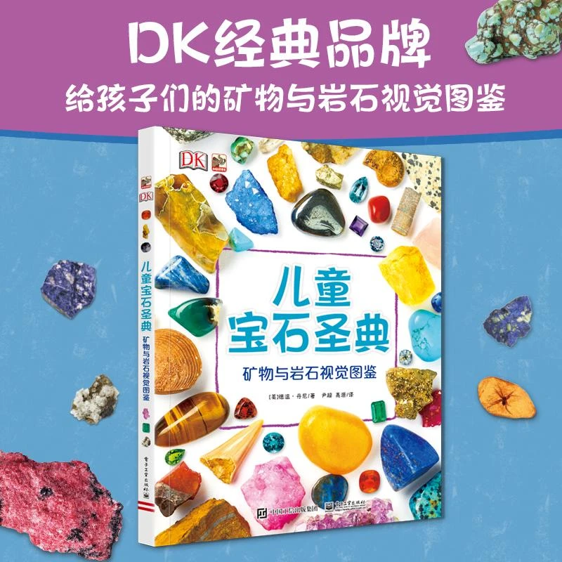矿物与岩石视觉图鉴/DK儿童宝石圣典 二手85新