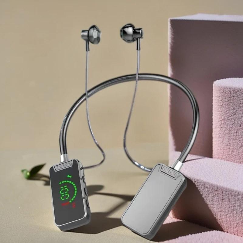 S8无线蓝牙耳机长续航运动适用华为小米挂脖式k歌耳返通用耳机JF