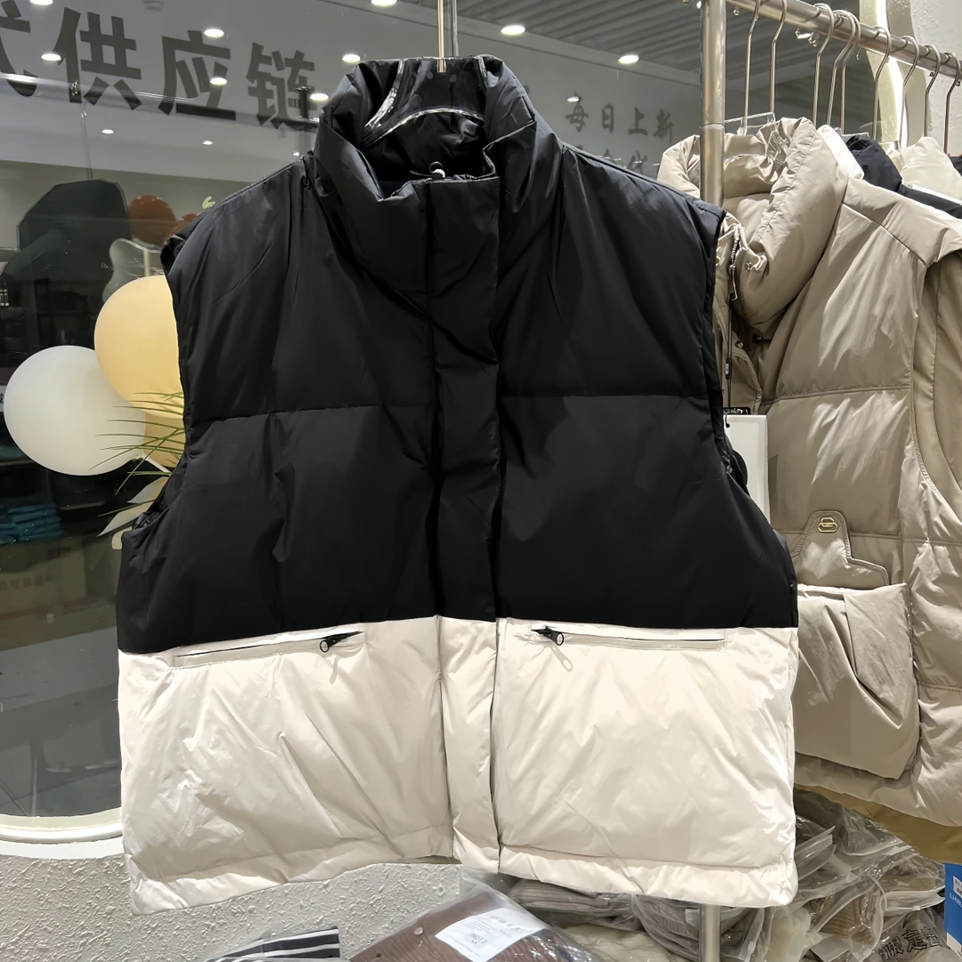 8813胖mm大码秋冬季新款棉服马甲女爆款立领宽松马夹背心坎肩8813