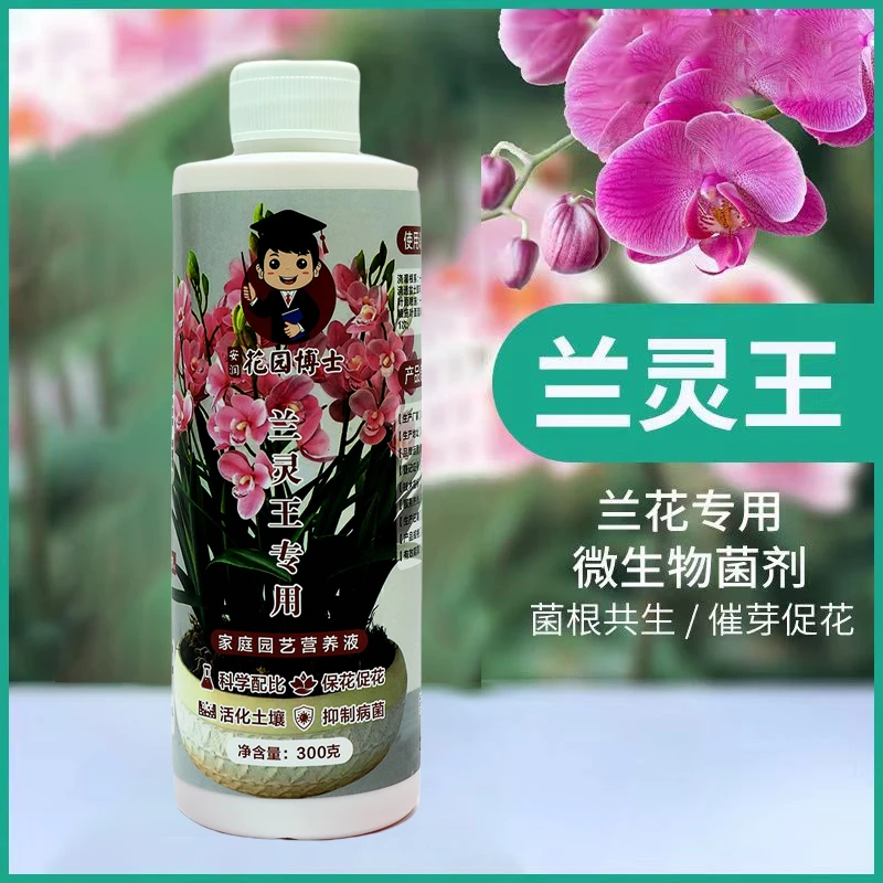 兰灵王营养液适用兰科类植物促开花张绿叶肥料
