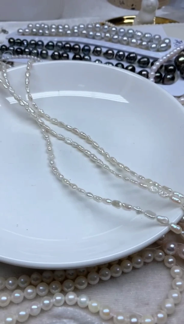 【闪购商品】淡水珍珠颈饰未镶嵌3条