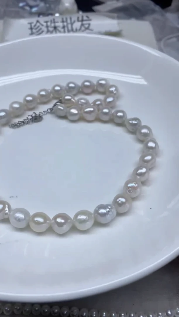 【闪购商品】淡水珍珠颈饰未镶嵌9-10