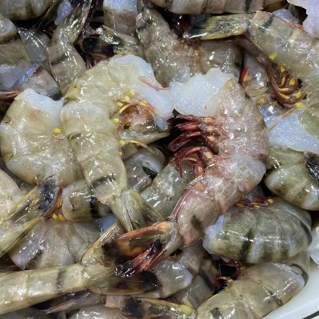 【去头黑虎虾】新鲜黑虎虾去头黑虎虾高端海虾海鲜