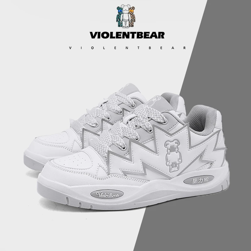 Violentbear/暴力熊男士板鞋时尚韩版运动休闲百搭潮流低帮鞋909