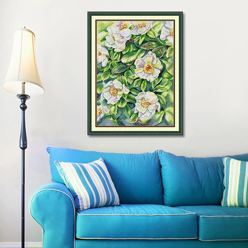 NKF十字绣2024新款线绣手工半成品简单适合年轻人自己绣