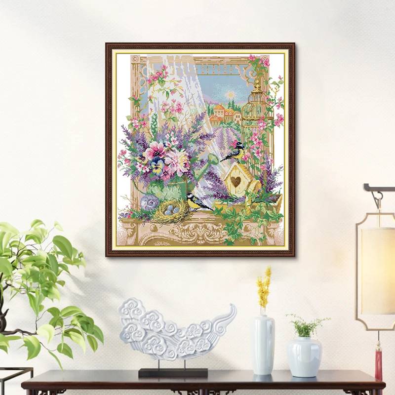 NKF印花新款花卉系列普罗旺斯的气息客厅卧室书房装饰背景套件