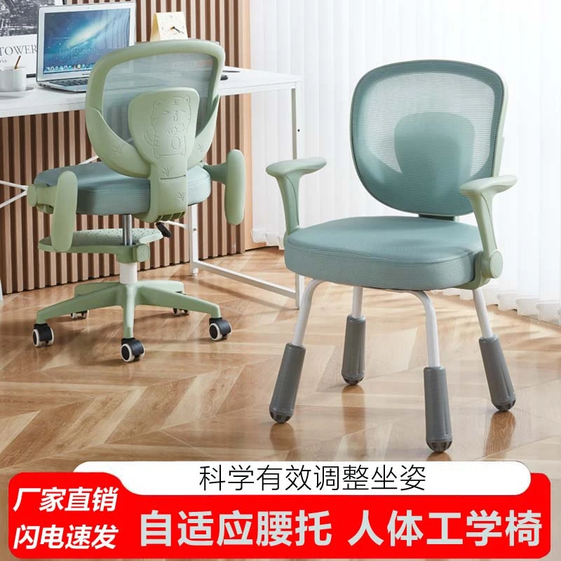 椅子小学生家用可升降座椅久坐写字椅学习凳子儿童专用椅子