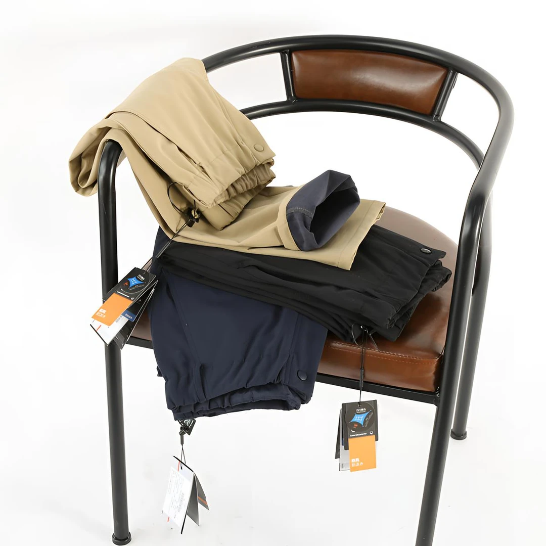 Leavo Johnson轰炸机！冬季加绒男士休闲防泼水防风运动长裤69107