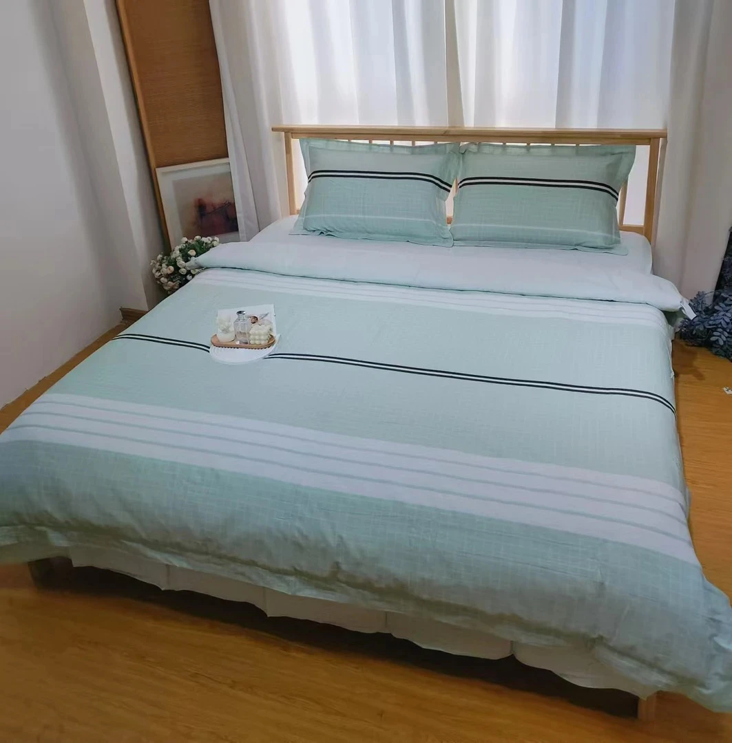 天丝棉麻四件套加大220*240微瑕～7222