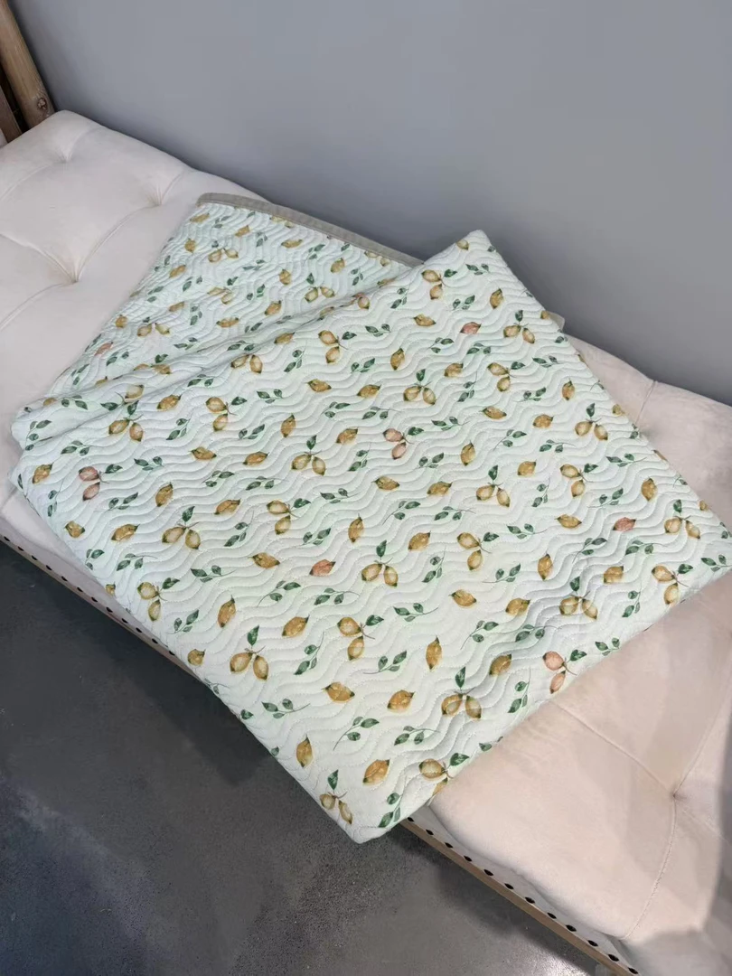 四季可用一面天丝一面绒单床盖200*230微瑕～Y021