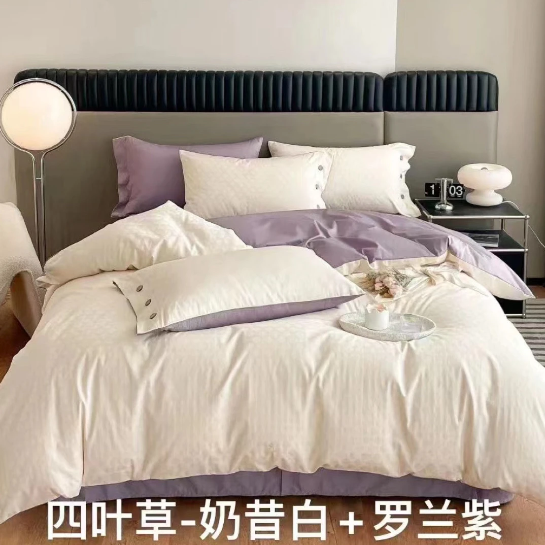 某某森贡缎提花时尚生活系列四件套1.8笠加大～L9020