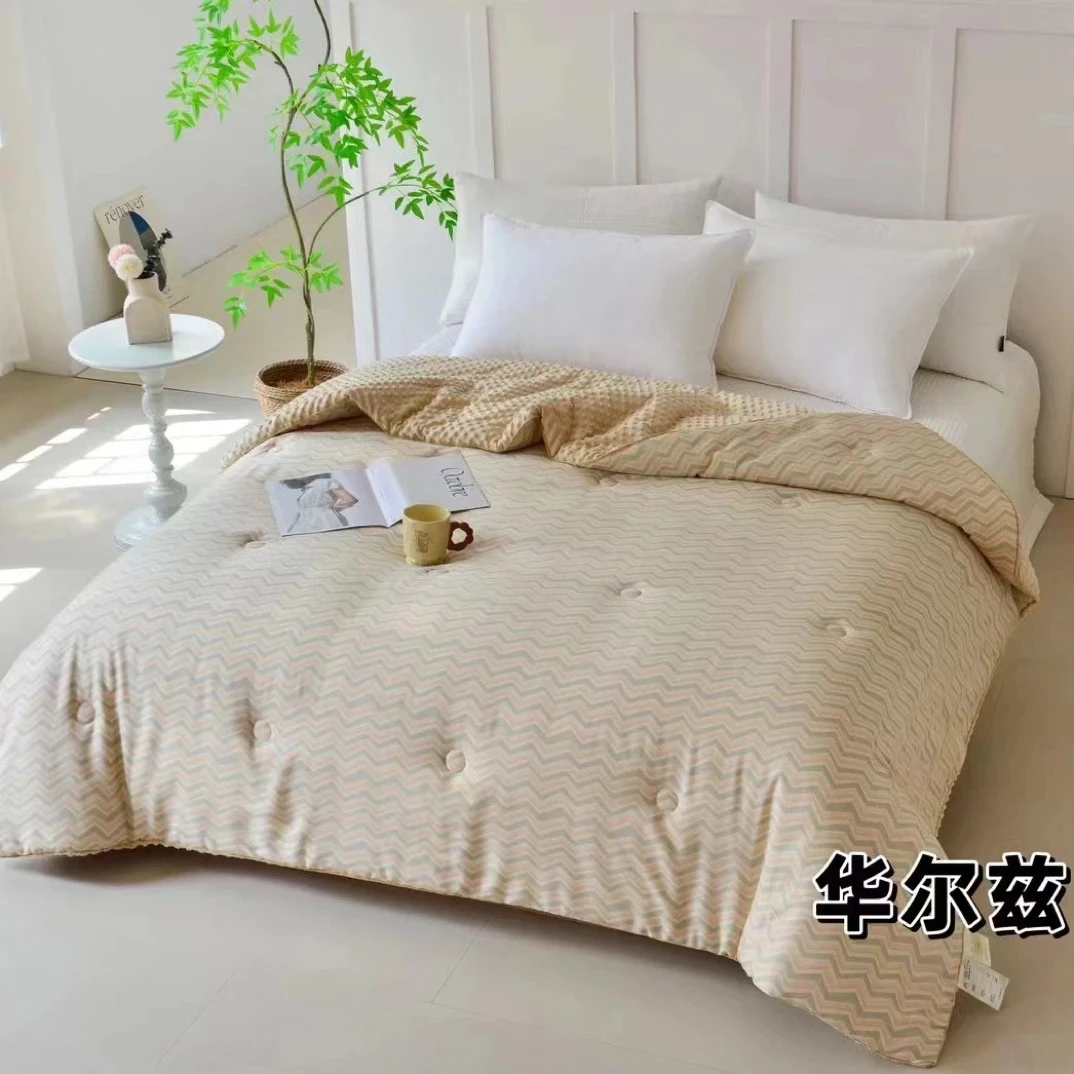 24秋冬新款！高定天丝双人豆豆被～R016会缩水