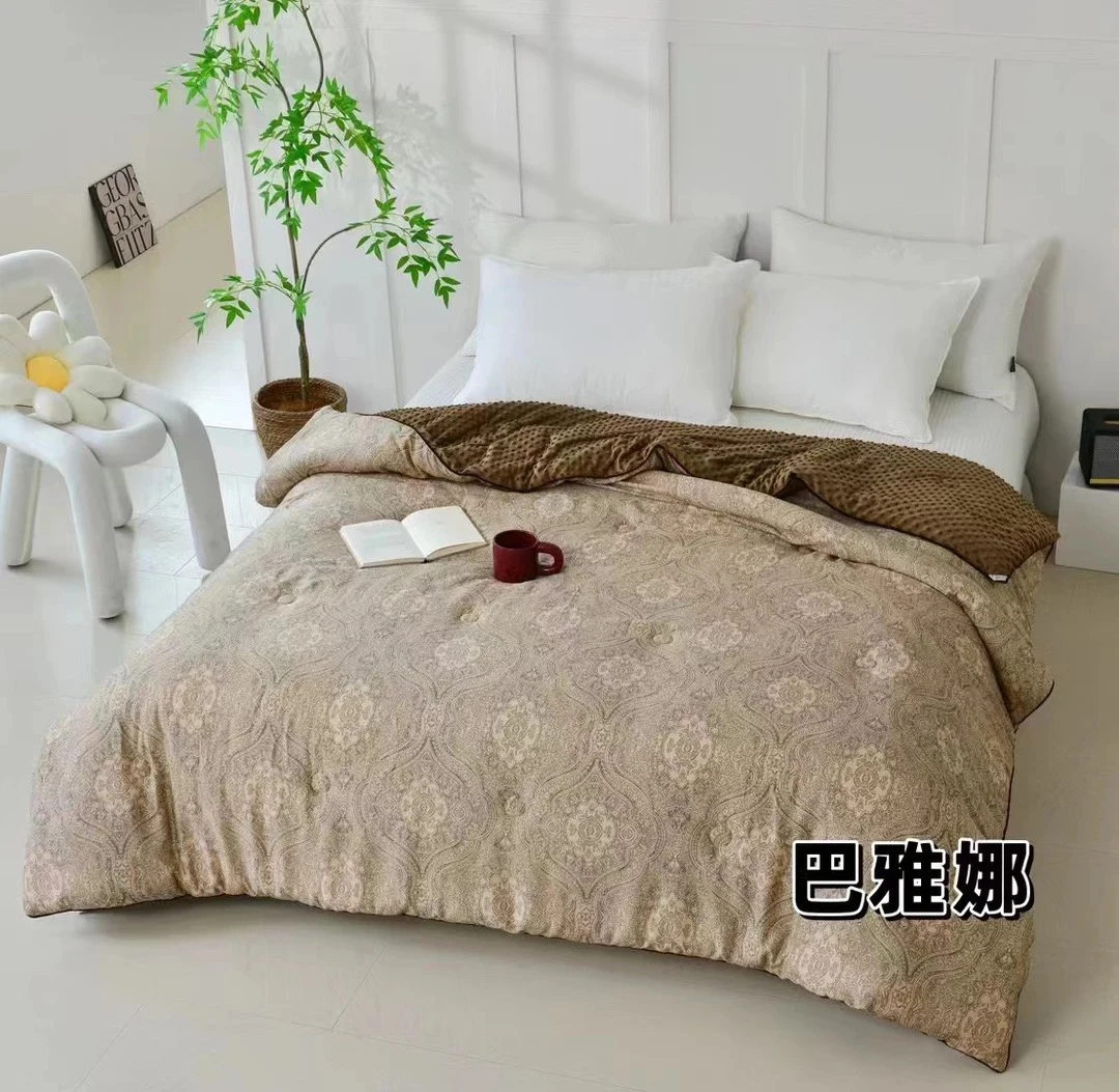 24秋冬新款！高定天丝双人豆豆被～R010会缩水