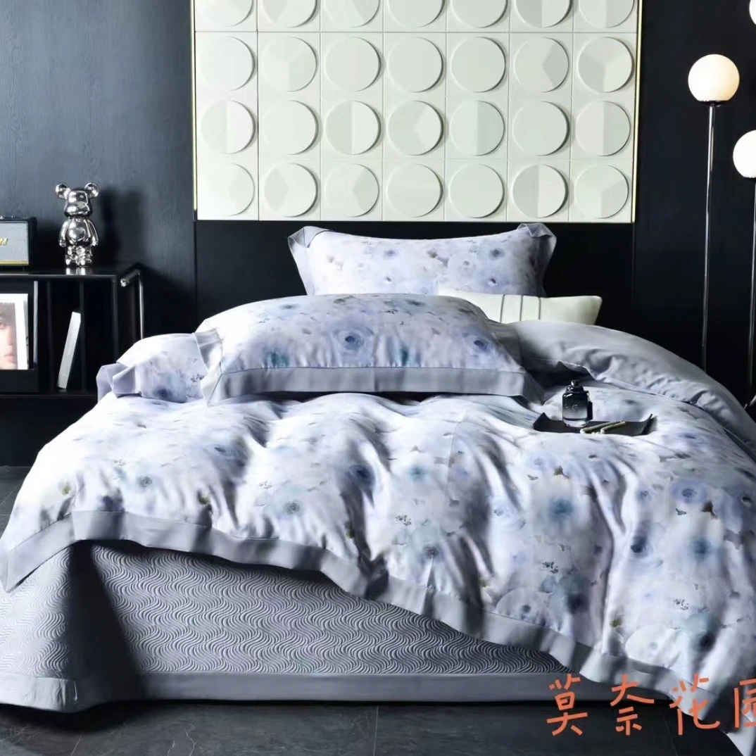 数码印花床盖四件套标准200*230～T026微瑕