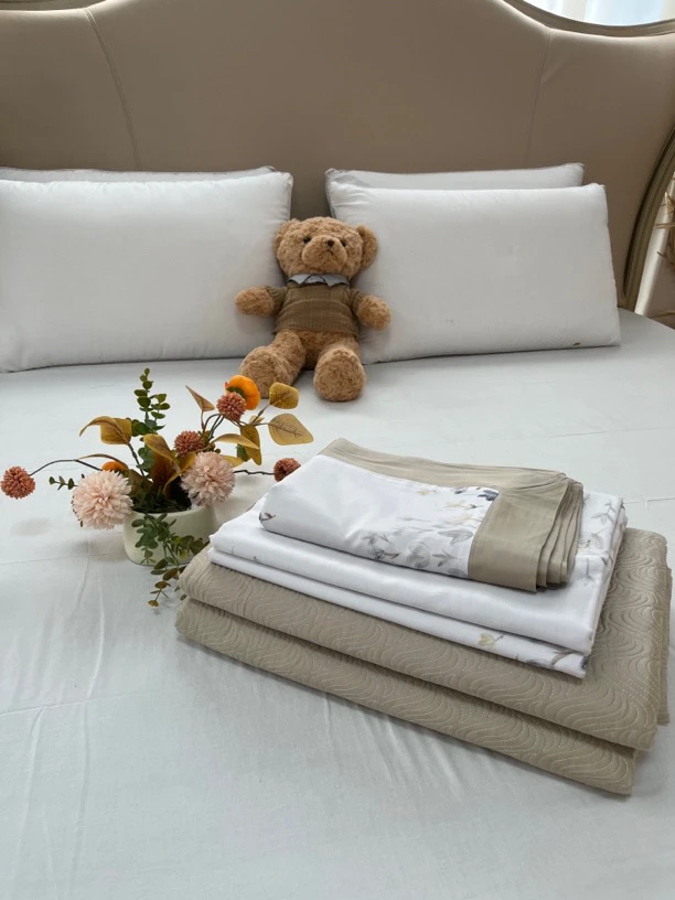 数码印花床盖四件套标准200*230～W607微瑕