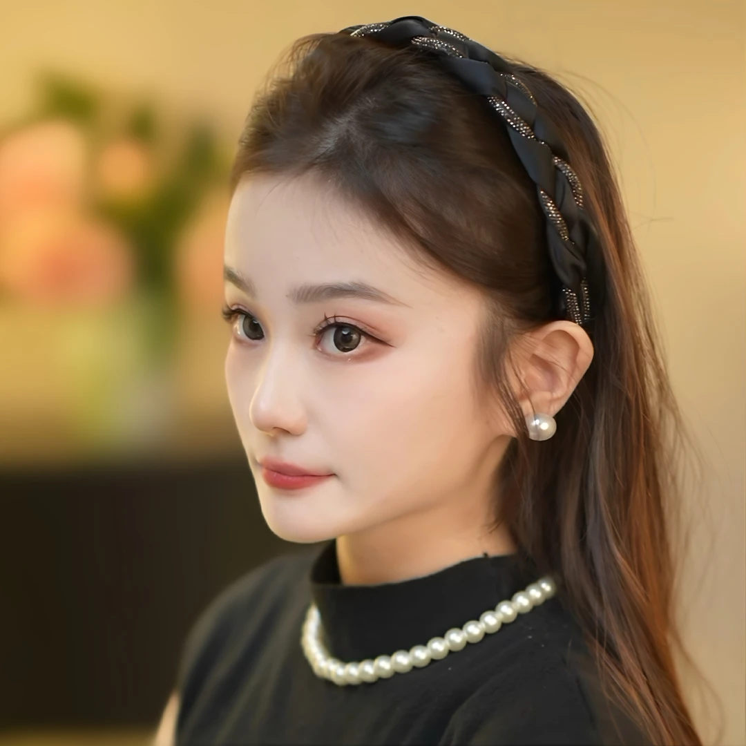 网红爆款新款高颅顶高级缎面蝴蝶结头箍头饰发箍G25