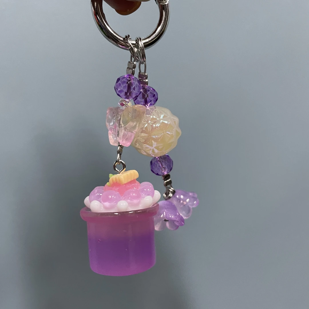 夜光杯子蛋糕手机坠D578