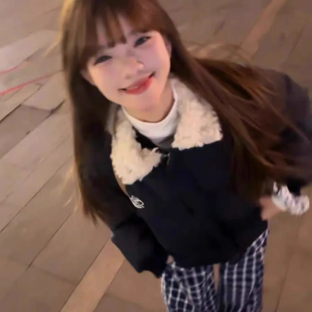 超好看复古美式棉服女2024新款小个子加厚面包服冬季短款棉衣外套