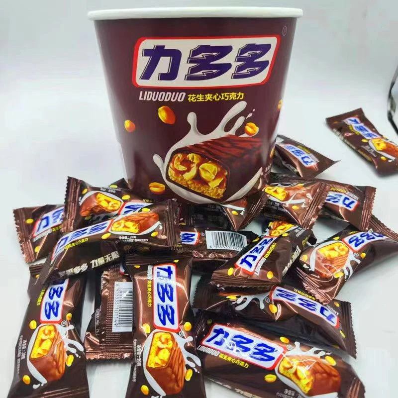 花生夹心巧克力力多多460g*1桶