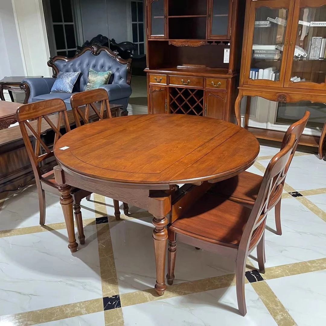 568146 跳台餐桌 1380*1380（860）*760