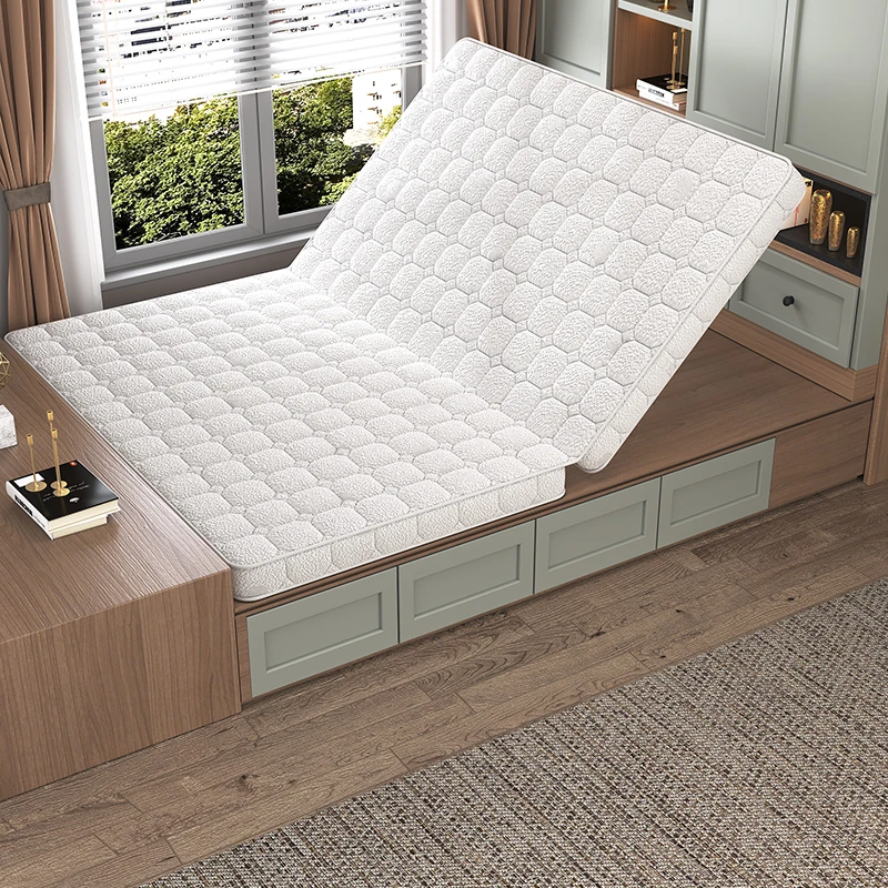 榻榻米床垫定做黄麻偏硬垫子乳胶折叠可定制尺寸