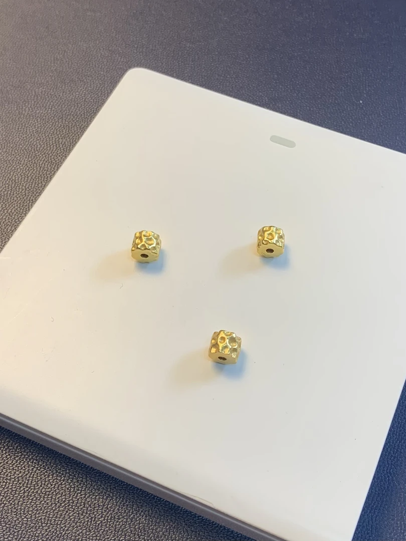 925银银制品 925银配饰时尚925银镀金配饰5mm+